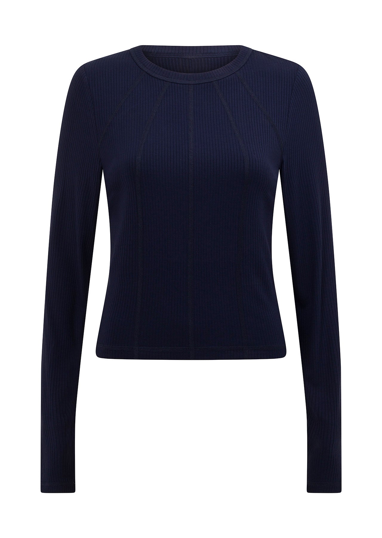 Lorna Jane Striking Active Rib Long Sleeve Top - French Navy