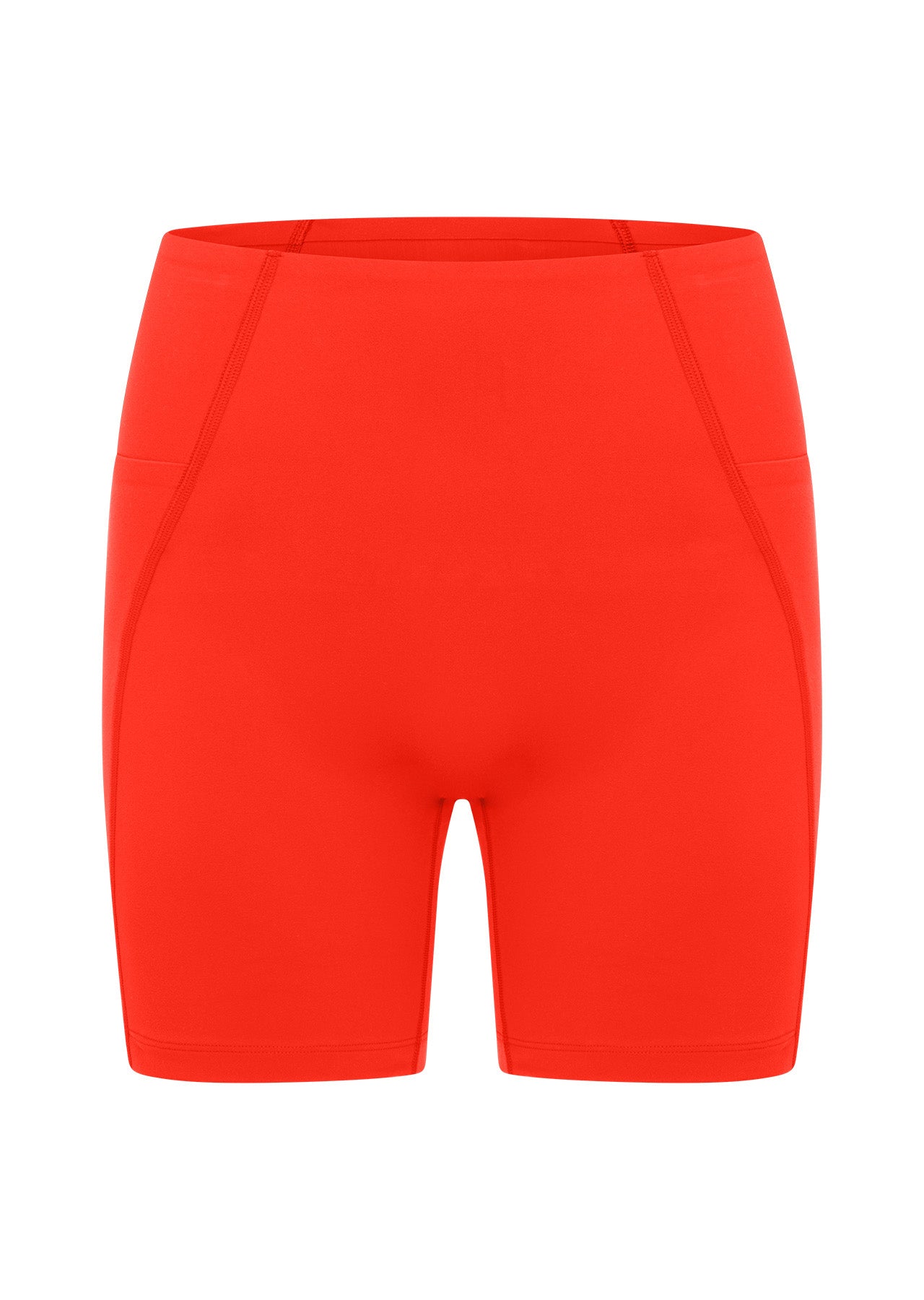 Lorna Jane Sculpt And Support No Ride Bike Shorts - Hot Tomato