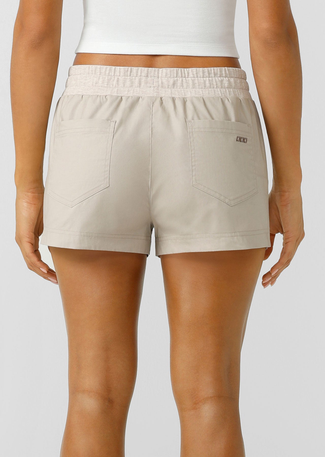 Lorna Jane Flashdance Cheeky Shorts - Off White