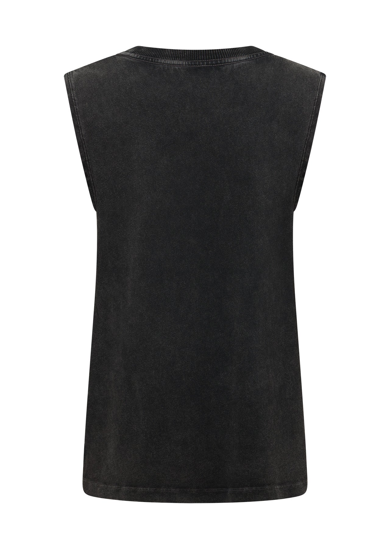 Lorna Jane Conquer Washed Muscle Tank - Washed Black
