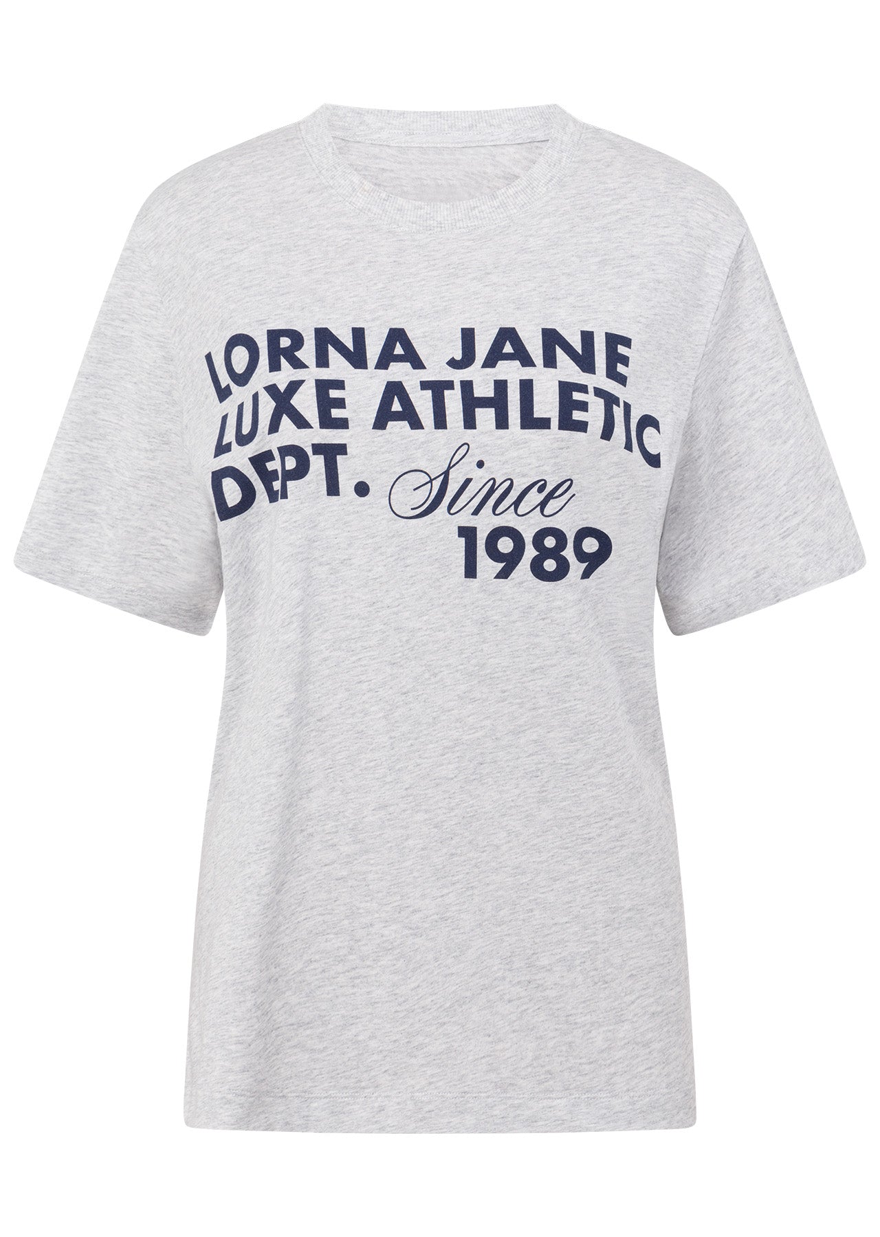 Lorna Jane Track Star Relaxed T-shirt - Grey Marl