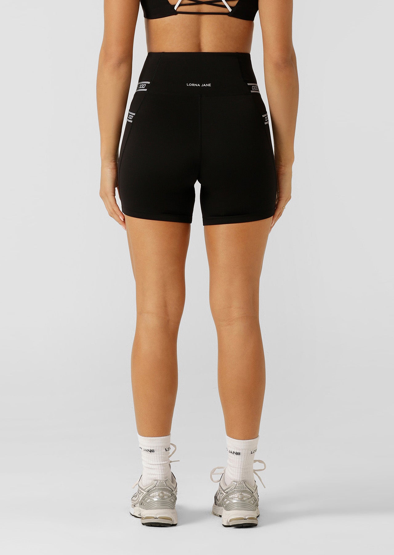 Lorna Jane All Time Pocket 14cm Bike Shorts - Black