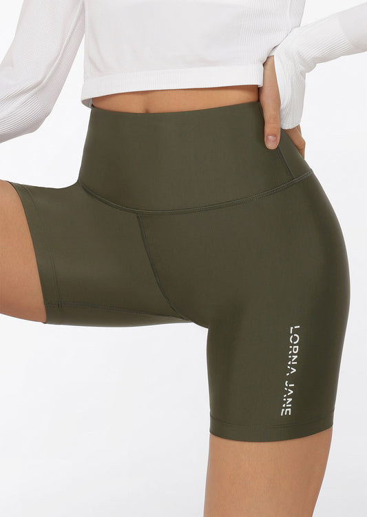 Lorna Jane Cool Touch Lotus Bike Shorts - Luxury Green