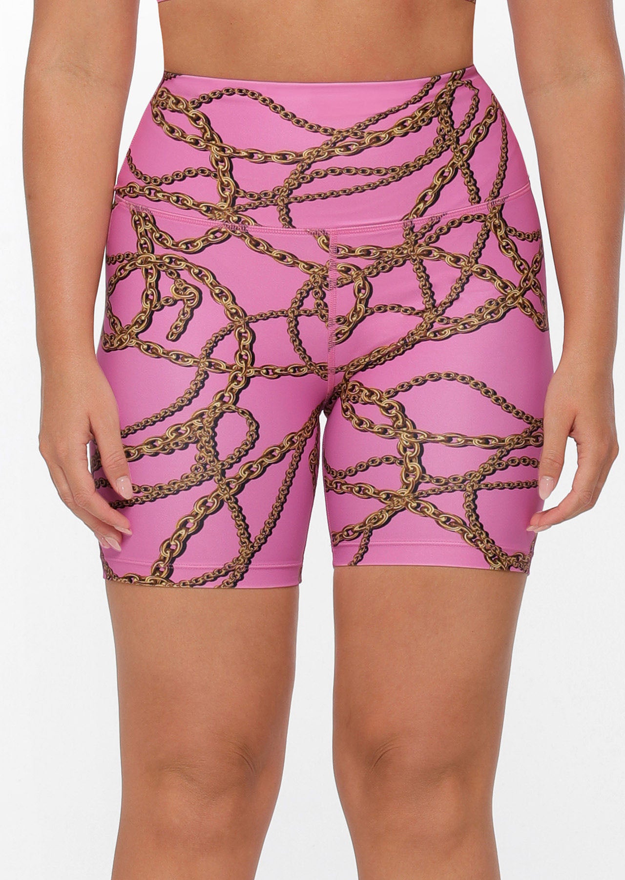Lorna Jane Linked Up Bike Shorts - Linked Up Print