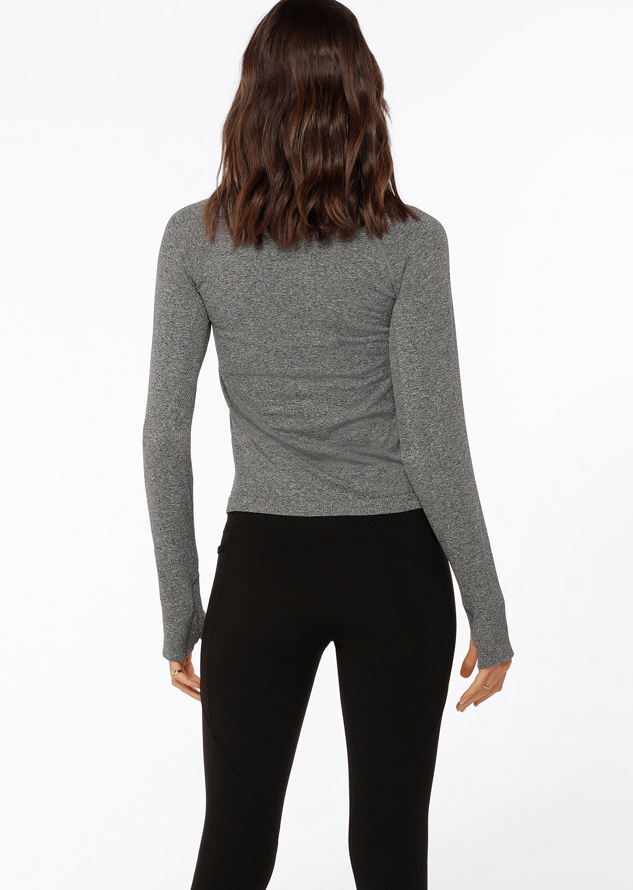 Lorna Jane Dynamic Seamless Long Sleeve Top - Char Marl