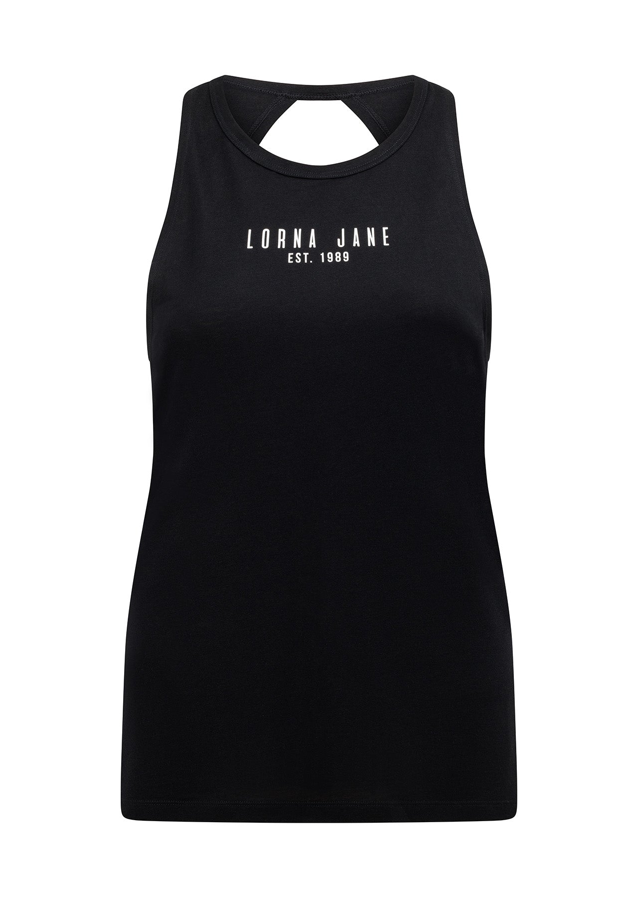 Lorna Jane Twist Back Active Tank - Black