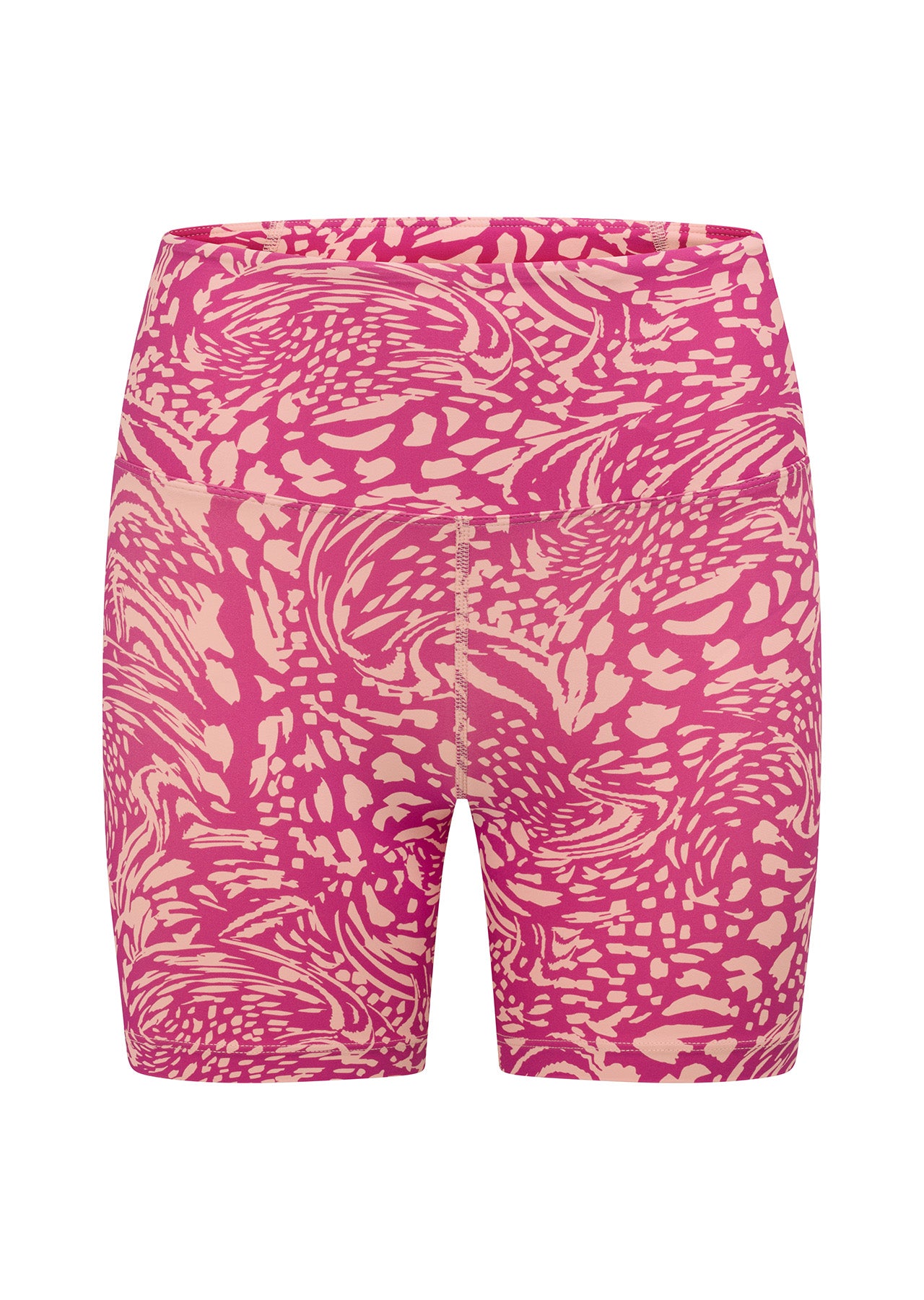 Lorna Jane Twist It Bike Shorts - Hyper Abstract Print