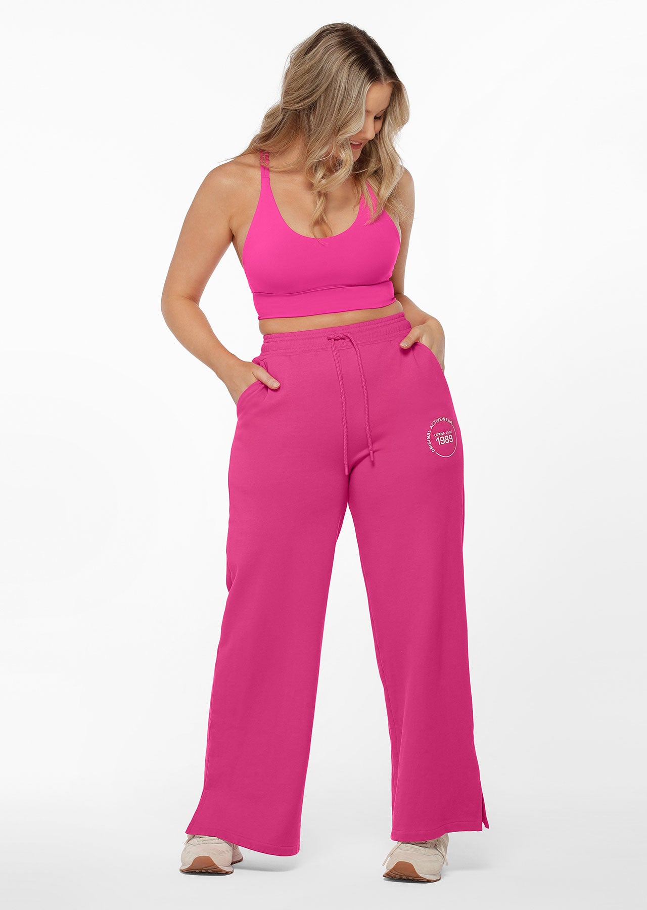 Lorna Jane Reset Trackpants - Bright Pink