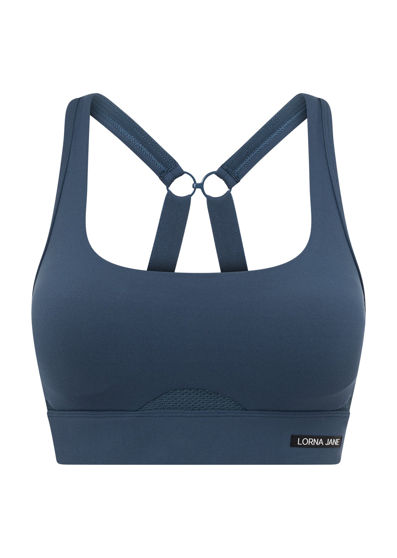 Lorna Jane Piper Recycled Sports Bra - Pale Indigo