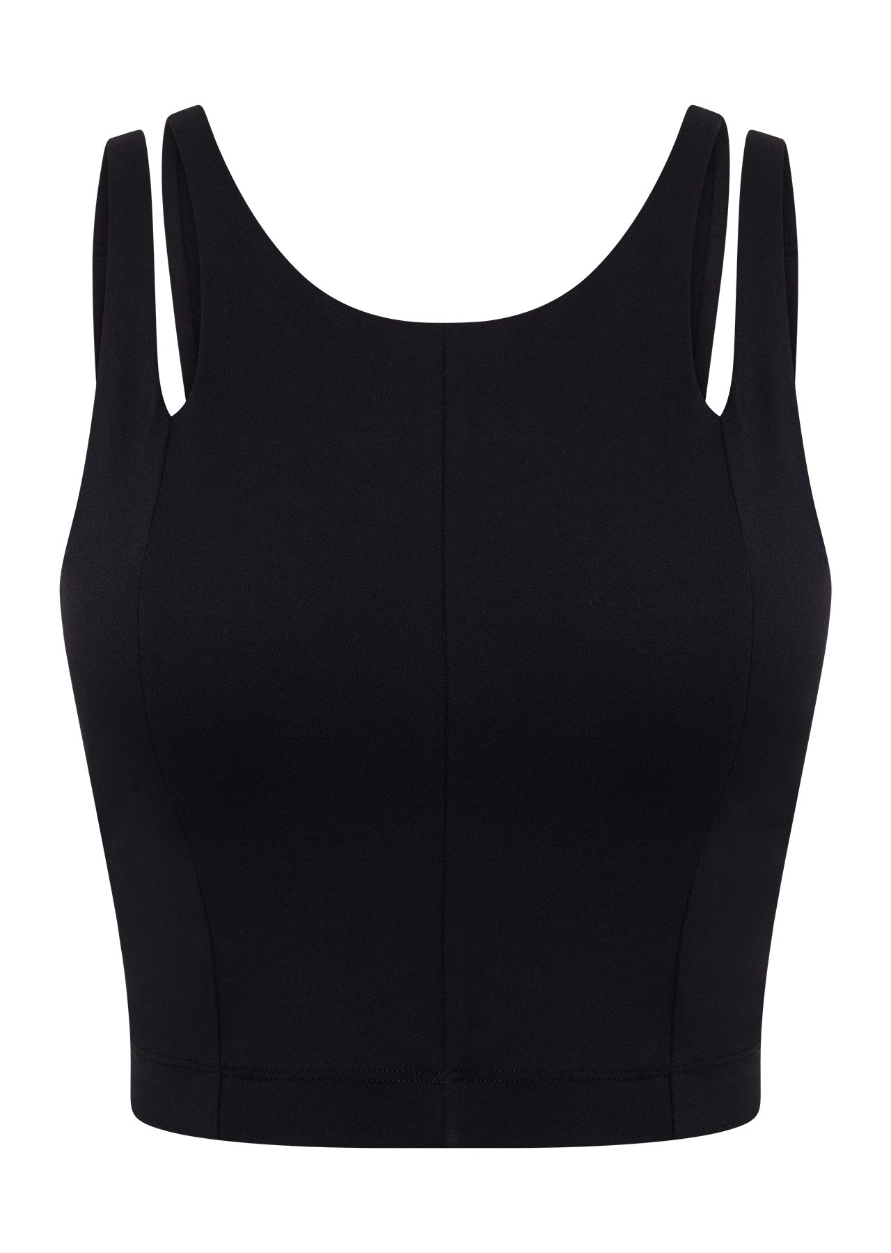 Lorna Jane Elements Recycled Cropped Active Bra Tank Combo - Black