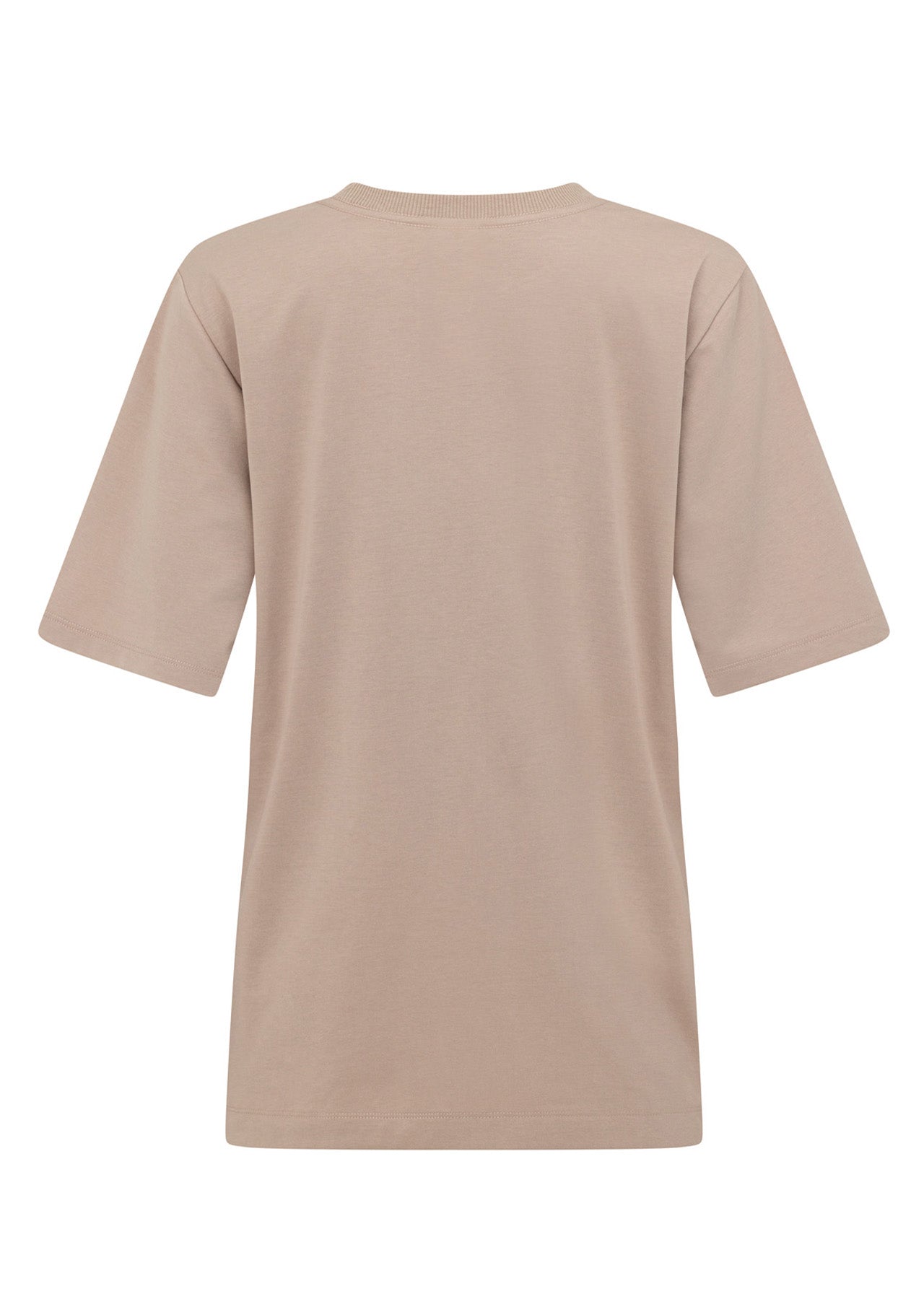 Lorna Jane Stay Grounded Relaxed Tee - Dark Off White