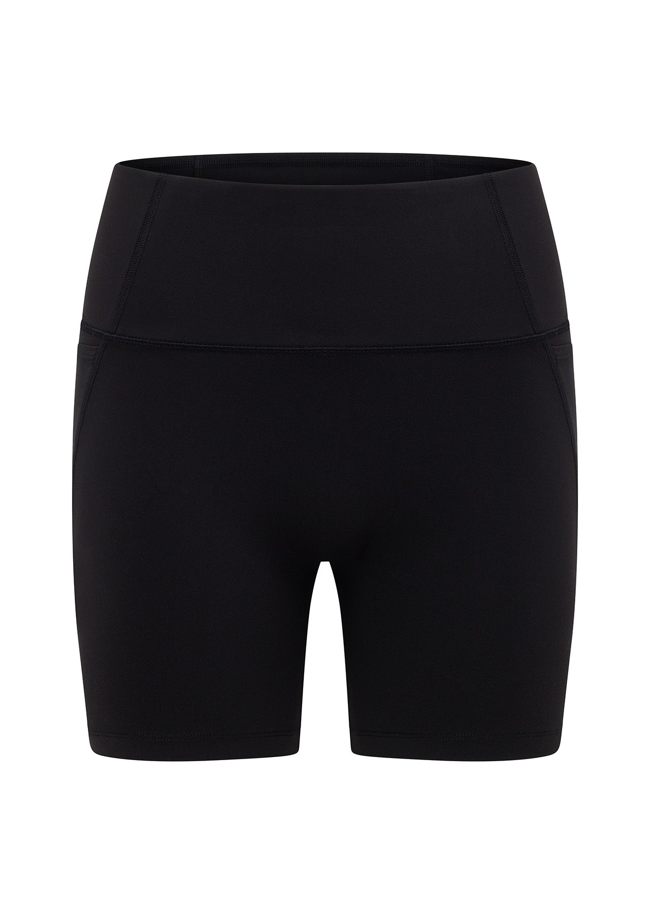 Lorna Jane Hi-Fold No Ride Recycled Ride Bike Shorts - Black
