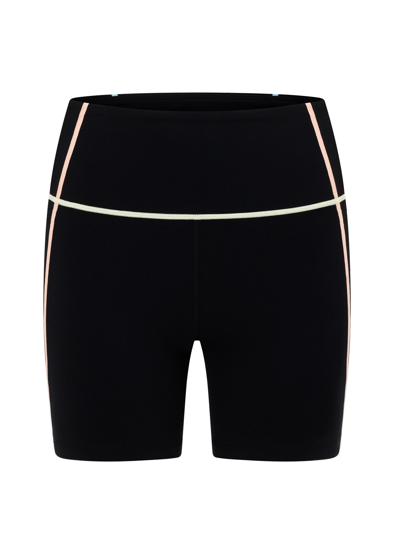 Lorna Jane Pastel Glow Recycled No Chafe Bike Shorts - Black