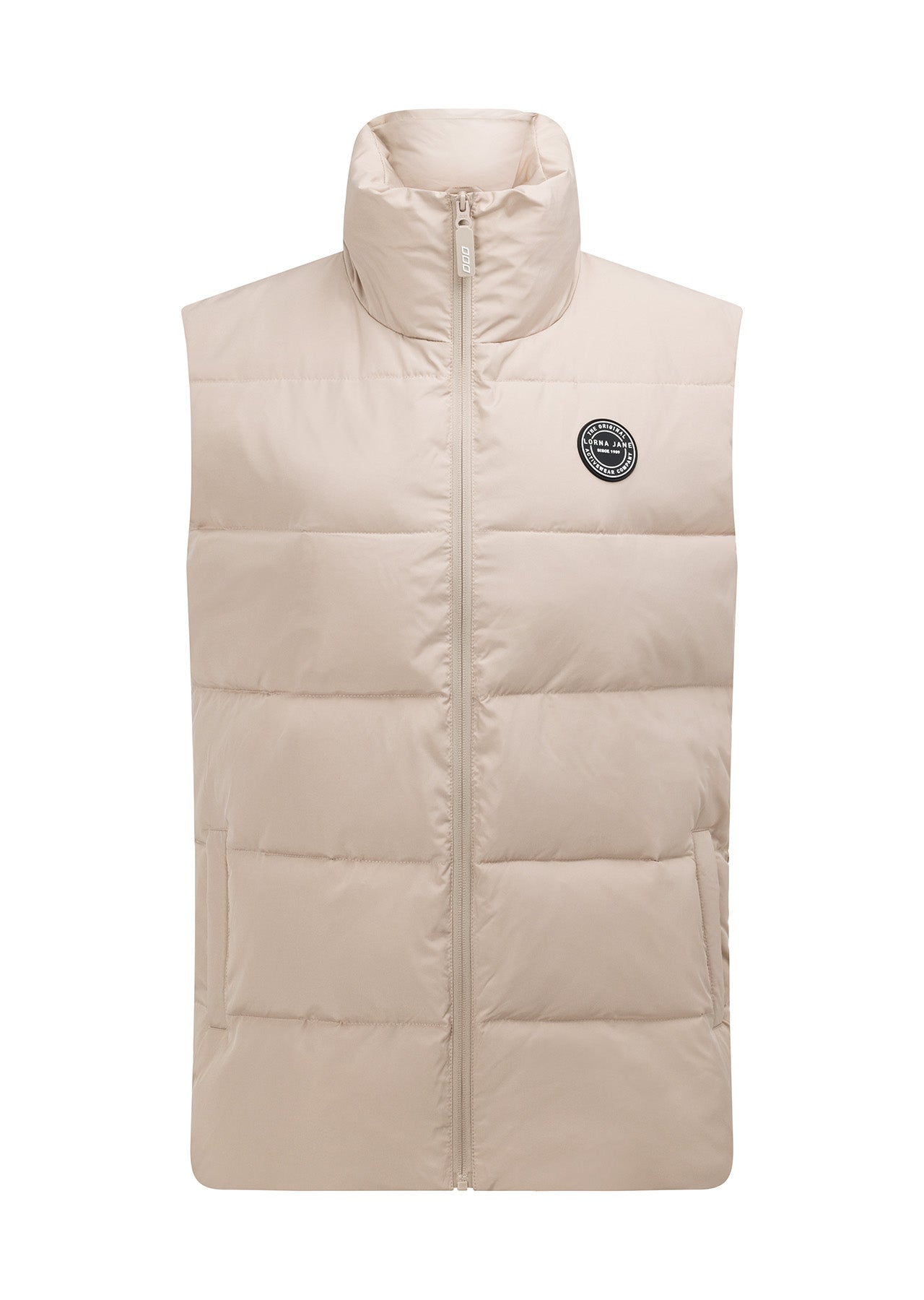 Lorna Jane Longline Puffer Vest - Off White