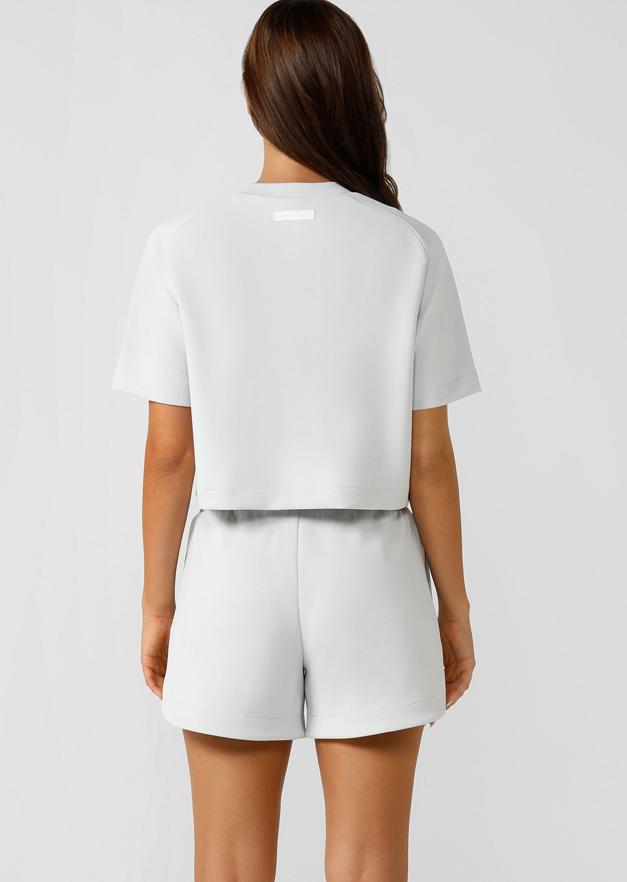 Lorna Jane Make Space Recycled Tee - Ice Grey