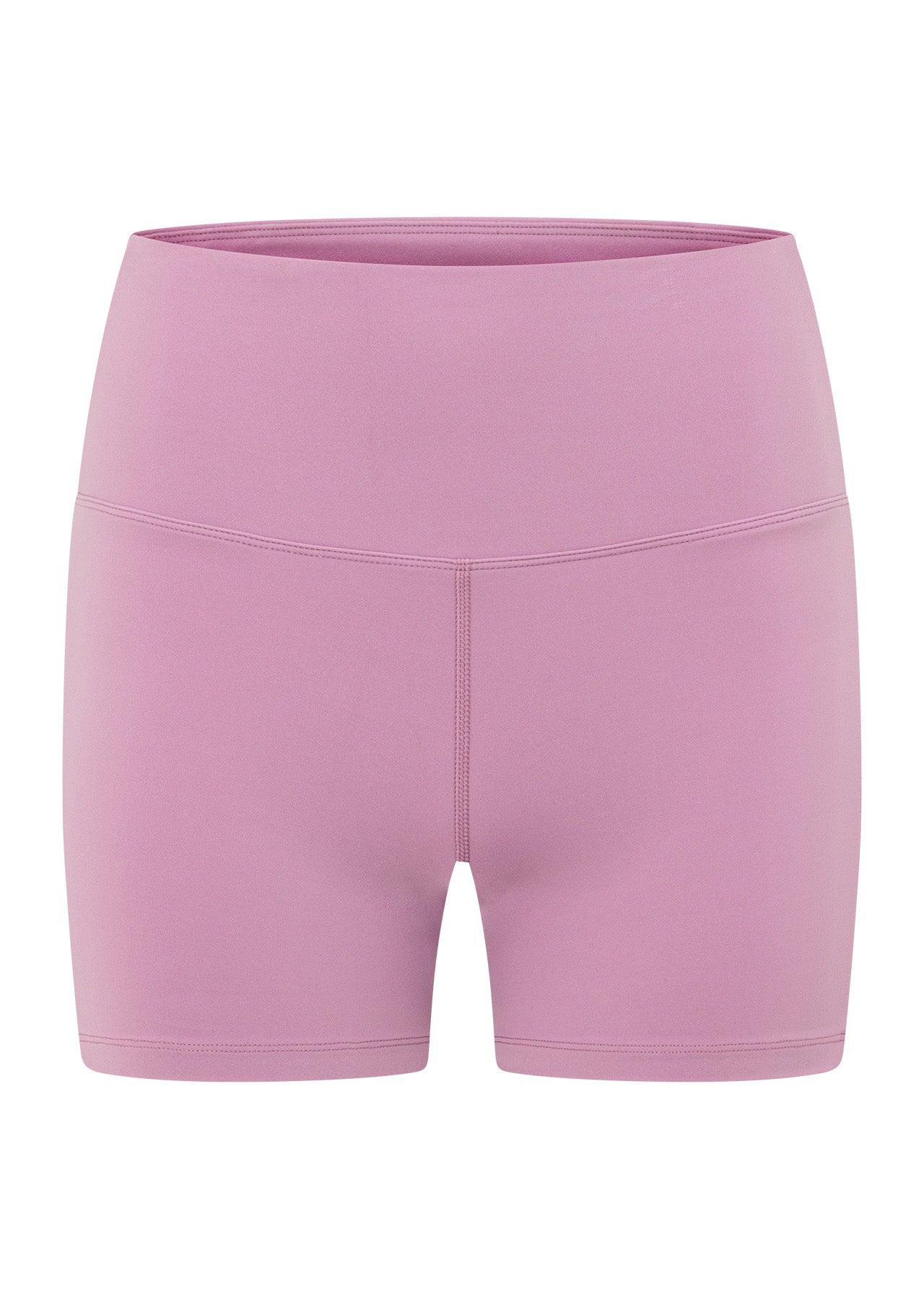Lorna Jane Grande Rib 12cm Bike Shorts - New Orchid