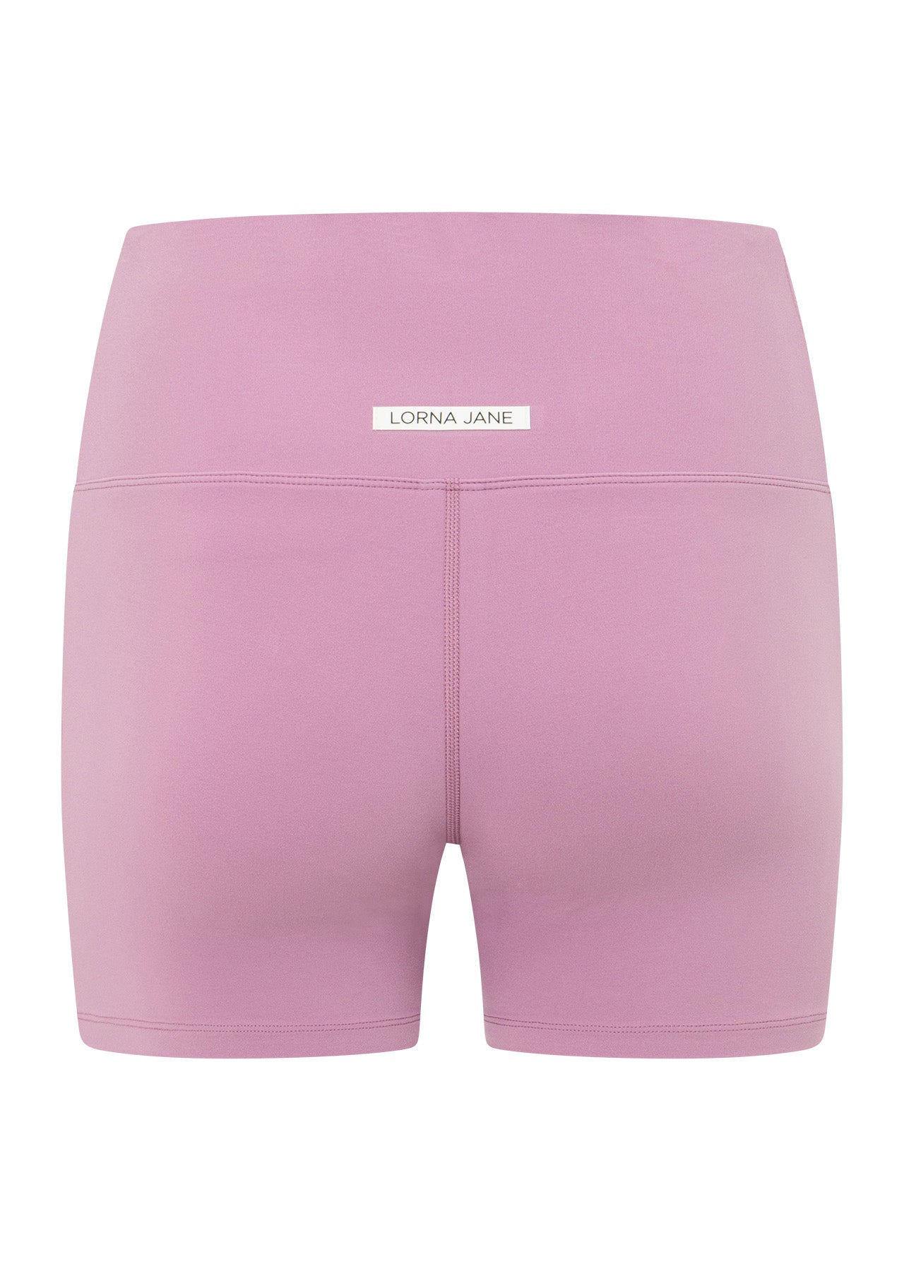 Lorna Jane Grande Rib 12cm Bike Shorts - New Orchid