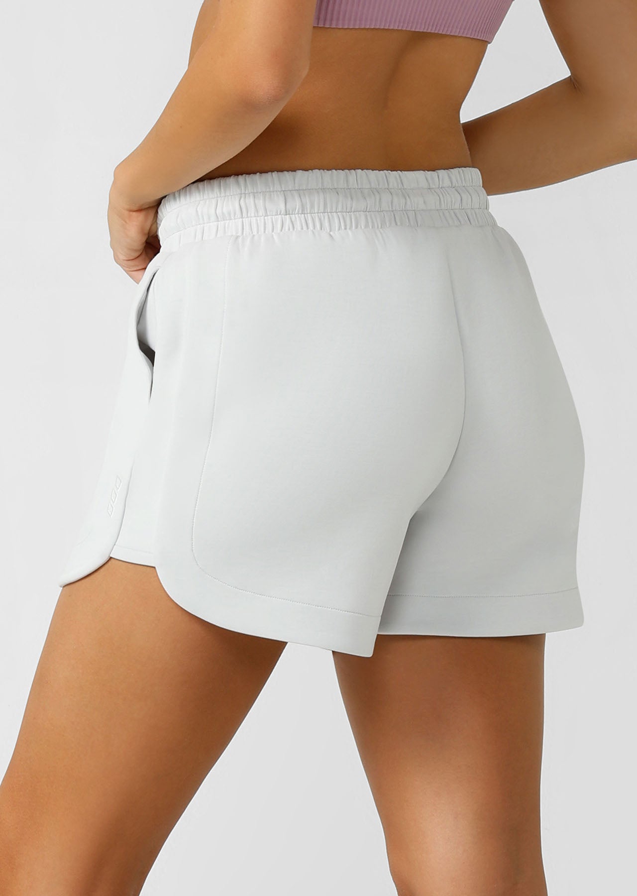 Lorna Jane Make Space Recycled Shorts - Ice Grey