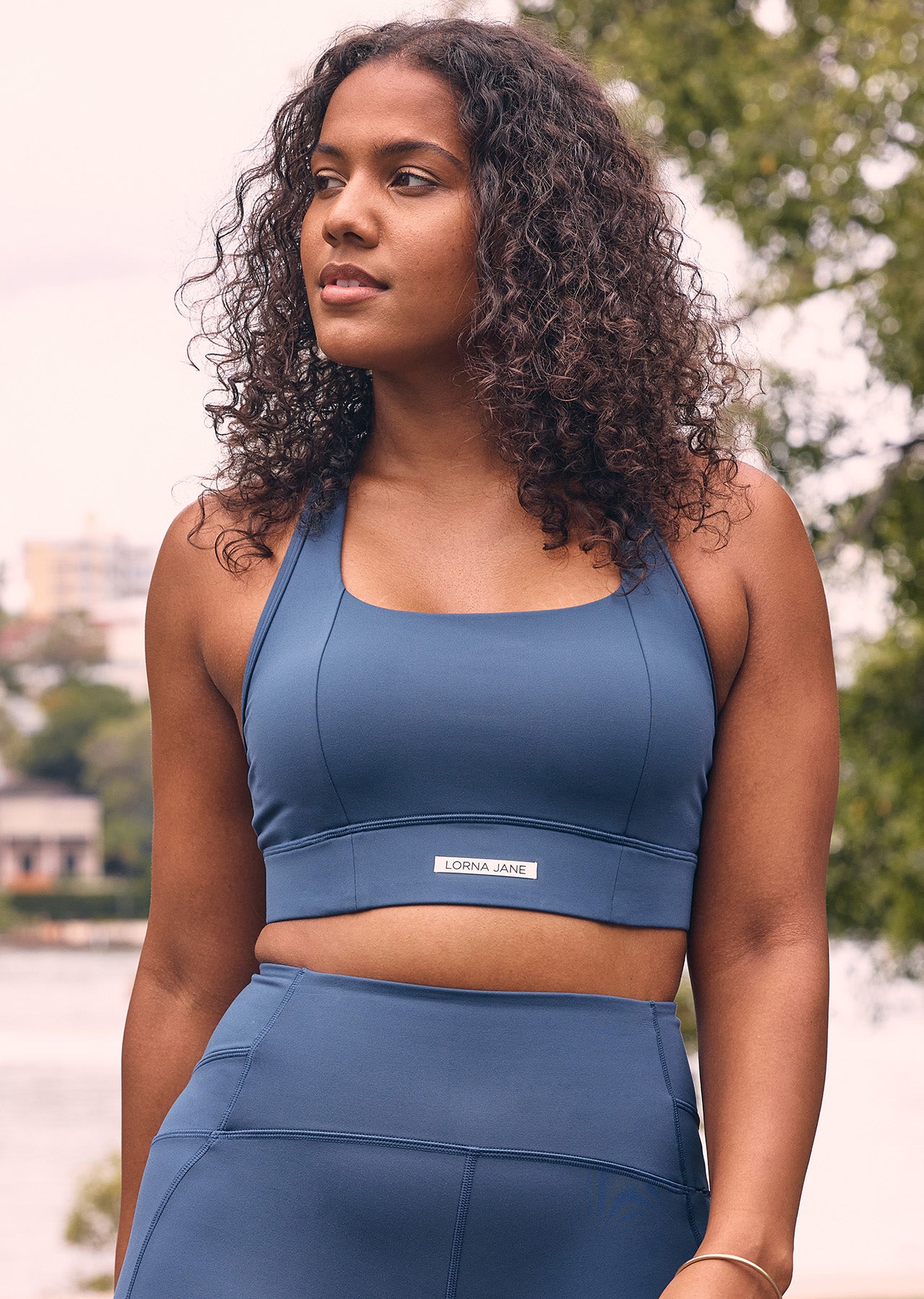 Lorna Jane Speed Circuit Sports Bra - Academy Blue