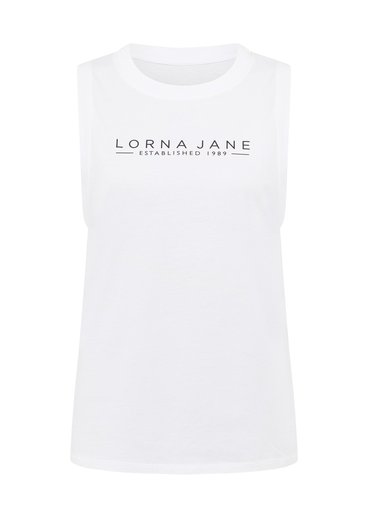 Lorna Jane Kickstart Muscle Tank - White