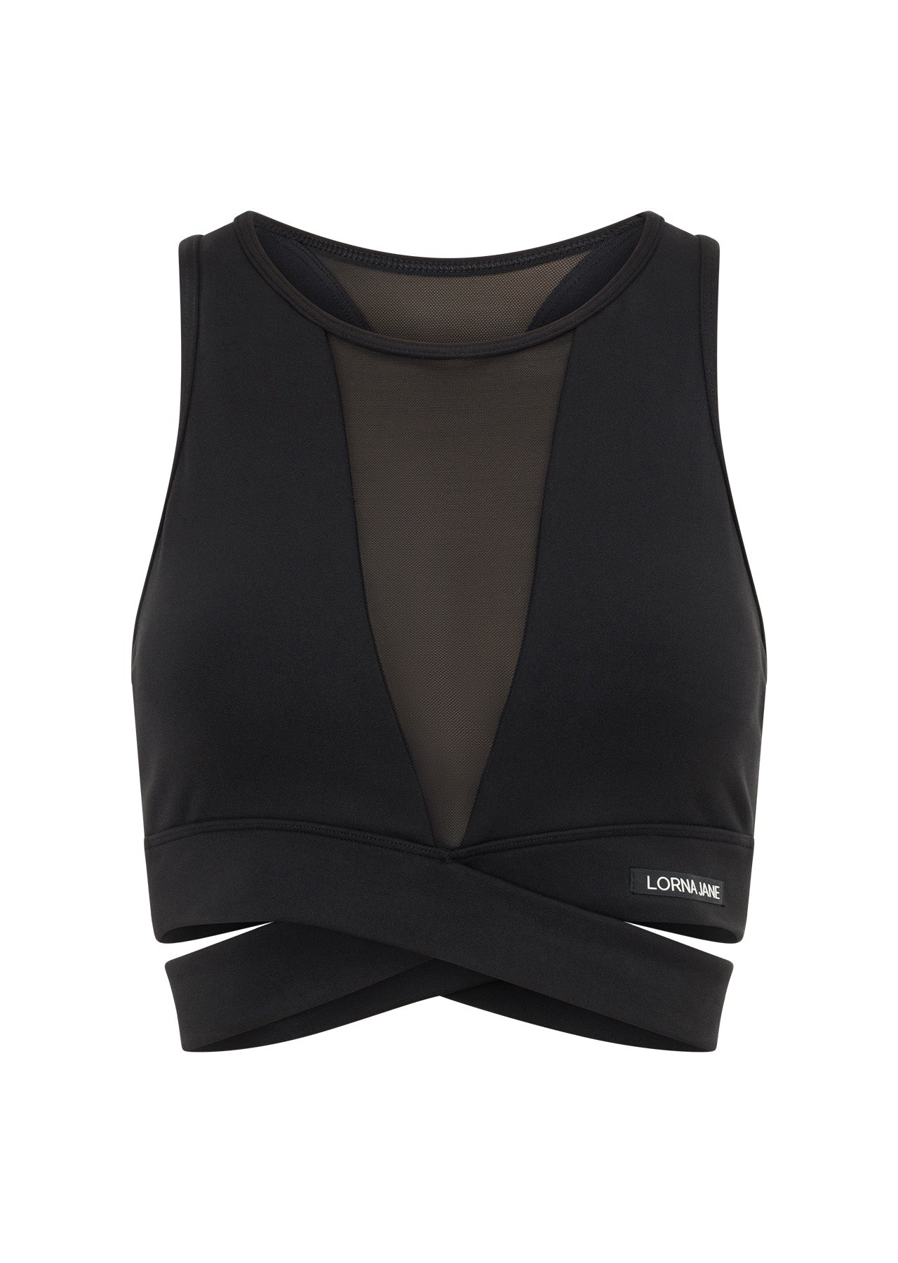 Lorna Jane Elevate Mesh All Day Sports Bra - Black