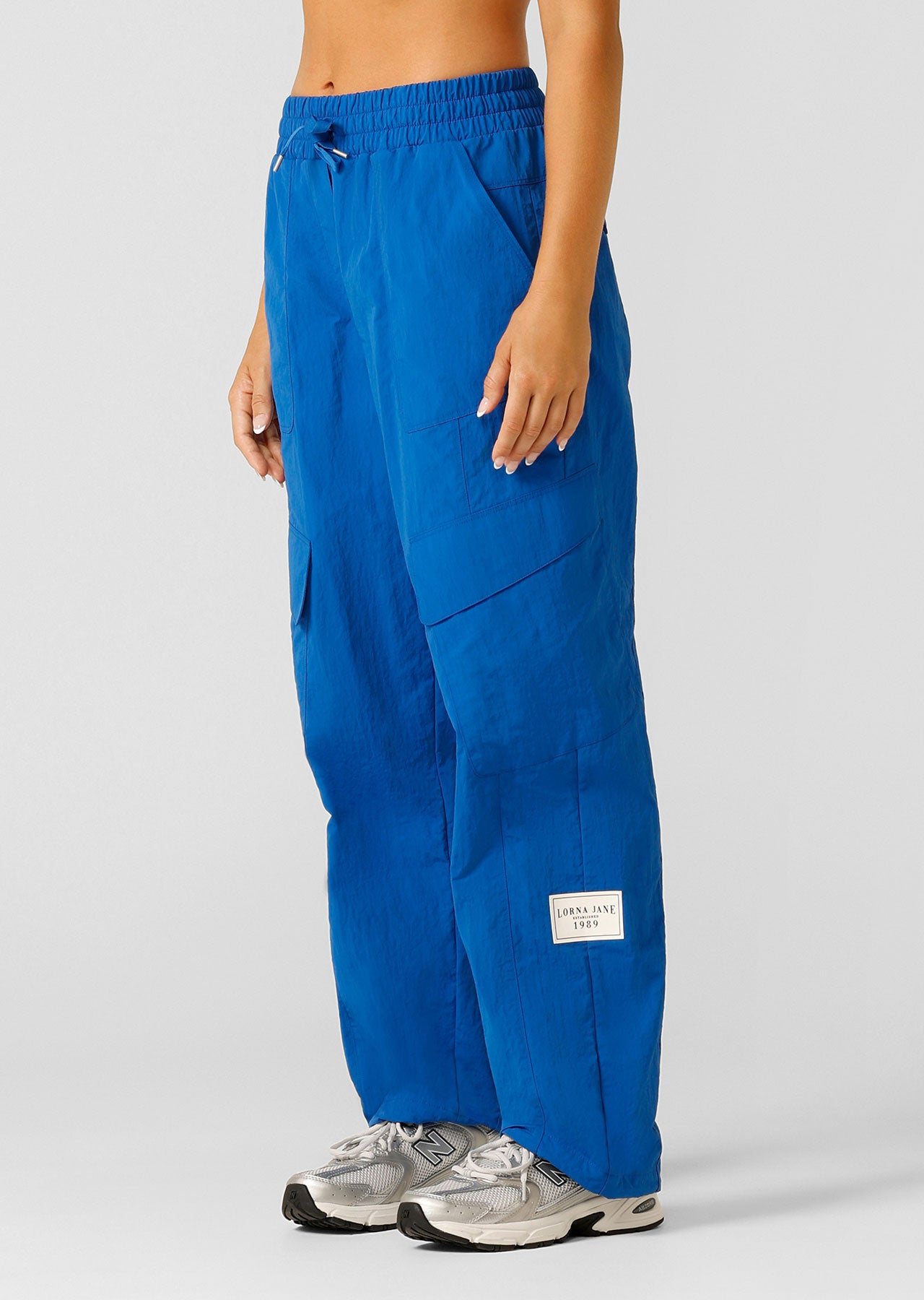 Lorna Jane Iconic Slim Cargo Pants - Cobalt Blue