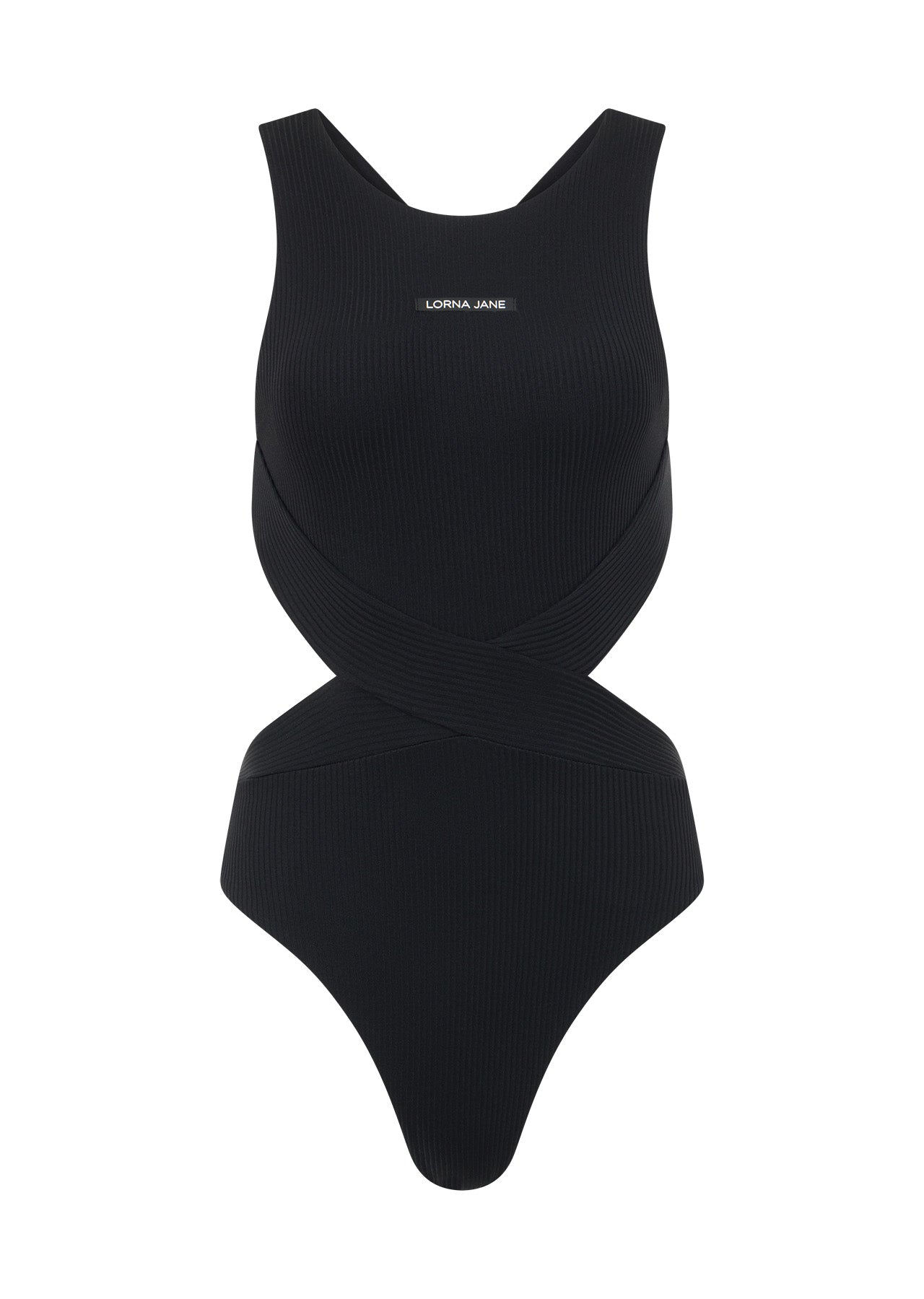 Lorna Jane Elevate Active Rib Bodysuit - Black