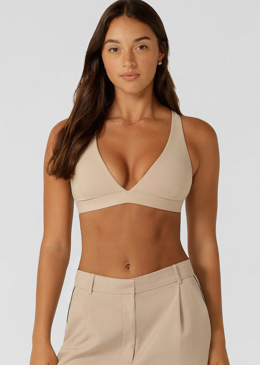 Lorna Jane Solara Sports Bra - Latte