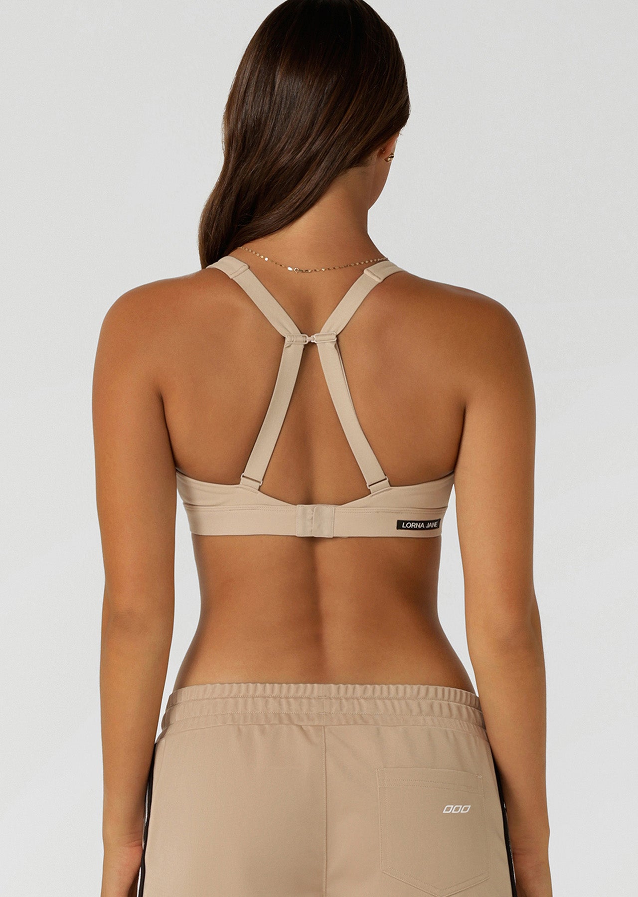 Lorna Jane Solara Sports Bra - Latte