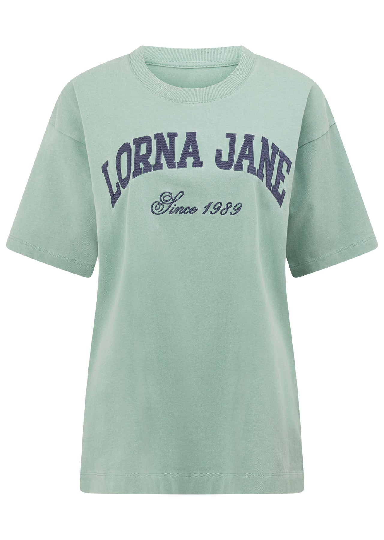 Lorna Jane Original Sport Washed Vintage T-shirt - Washed Green Juice