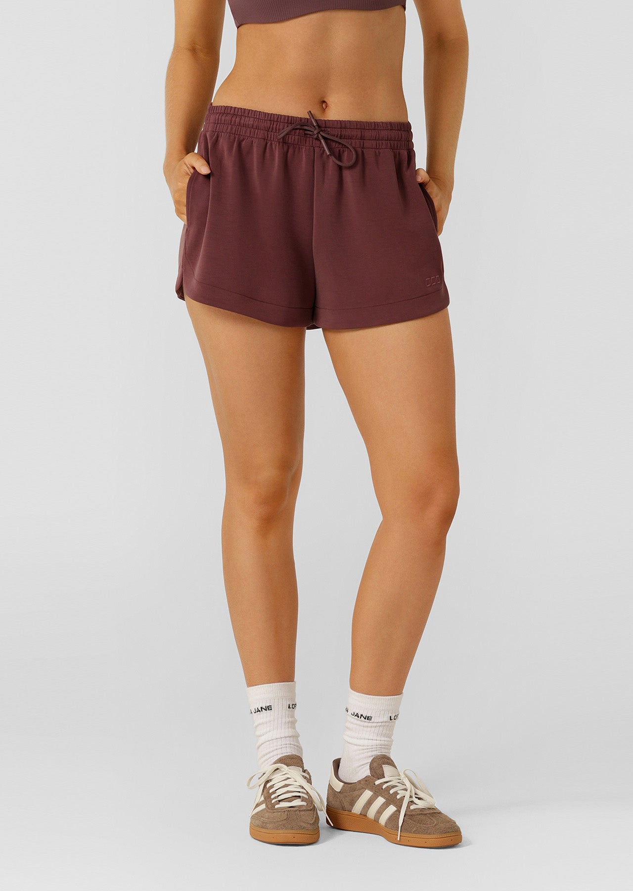 Lorna Jane Cloud Nine Spacer Shorts - Forest Berry