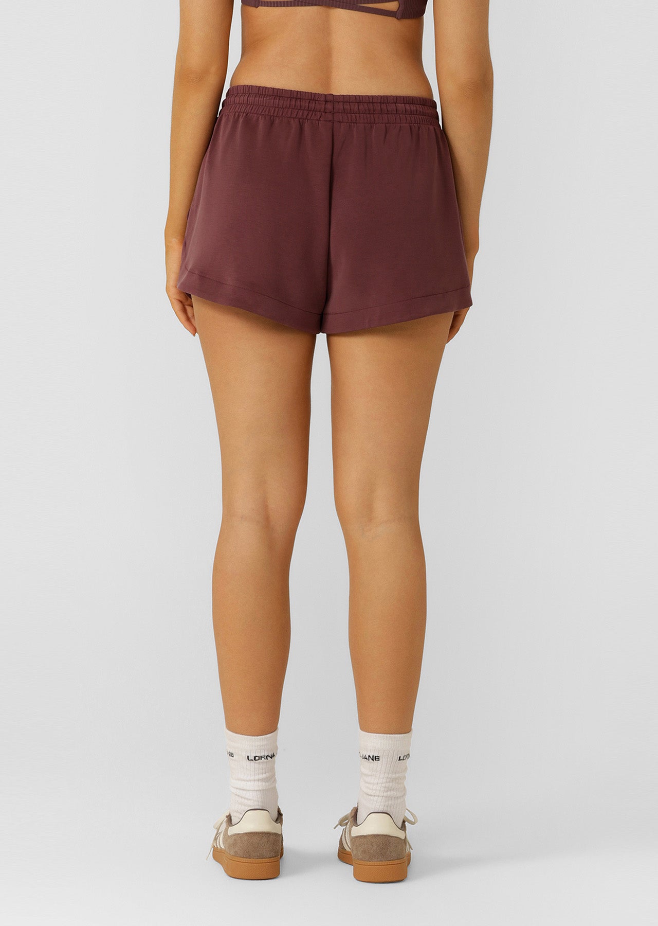 Lorna Jane Cloud Nine Spacer Shorts - Forest Berry