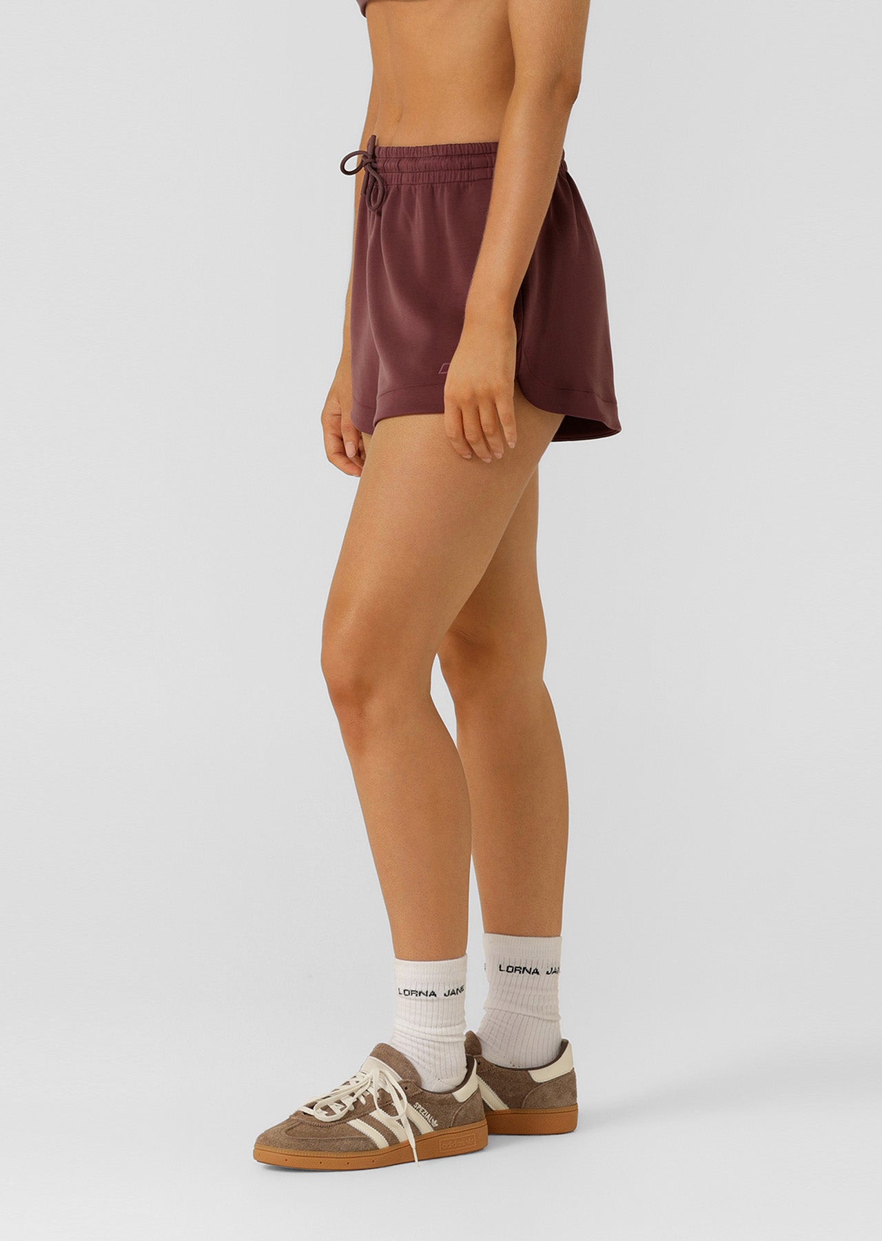 Lorna Jane Cloud Nine Spacer Shorts - Forest Berry