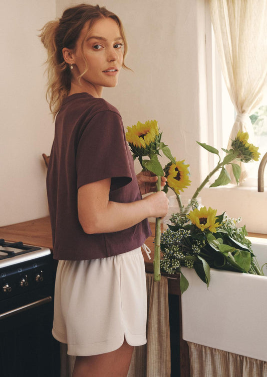 Lorna Jane Cloud Nine Spacer Shorts - Ivory