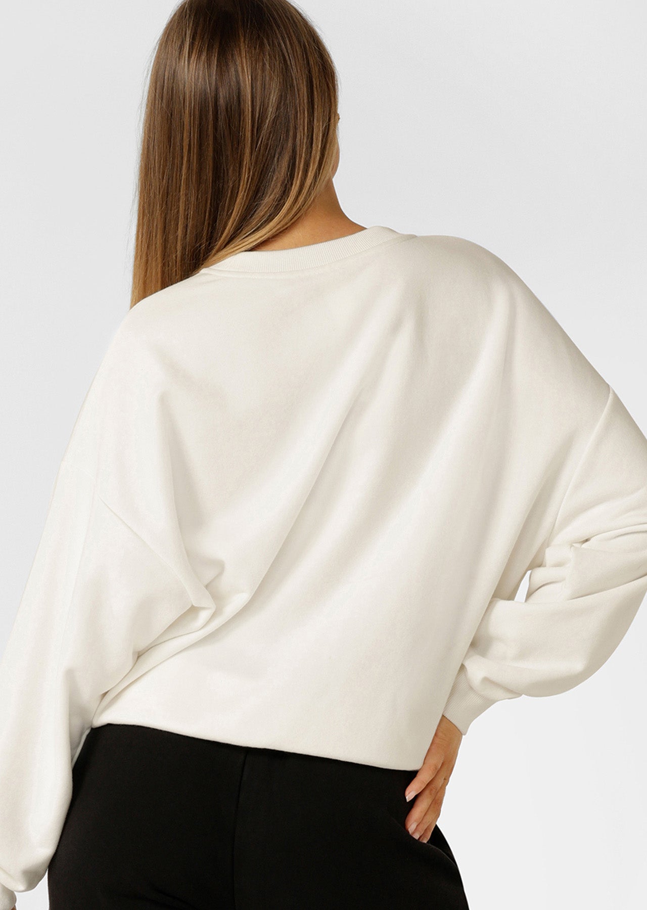 Lorna Jane New Sport Sweatshirt - Porcelain