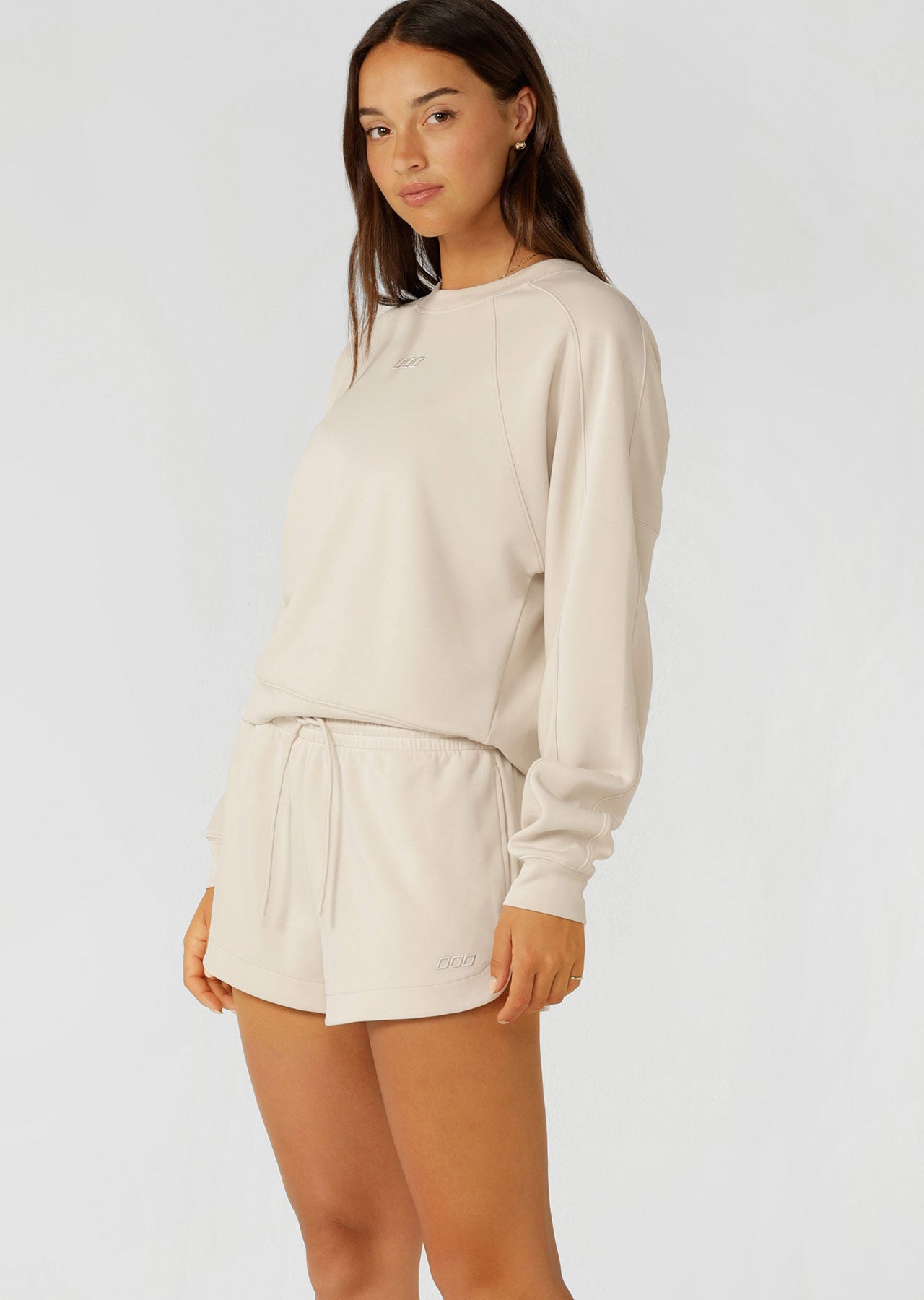 Lorna Jane Cloud Nine Spacer Sweatshirt - Ivory