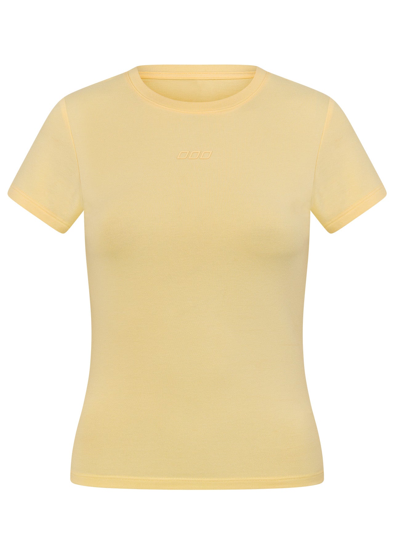 Lorna Jane Active Living Slim T-Shirt - Lemon Cream
