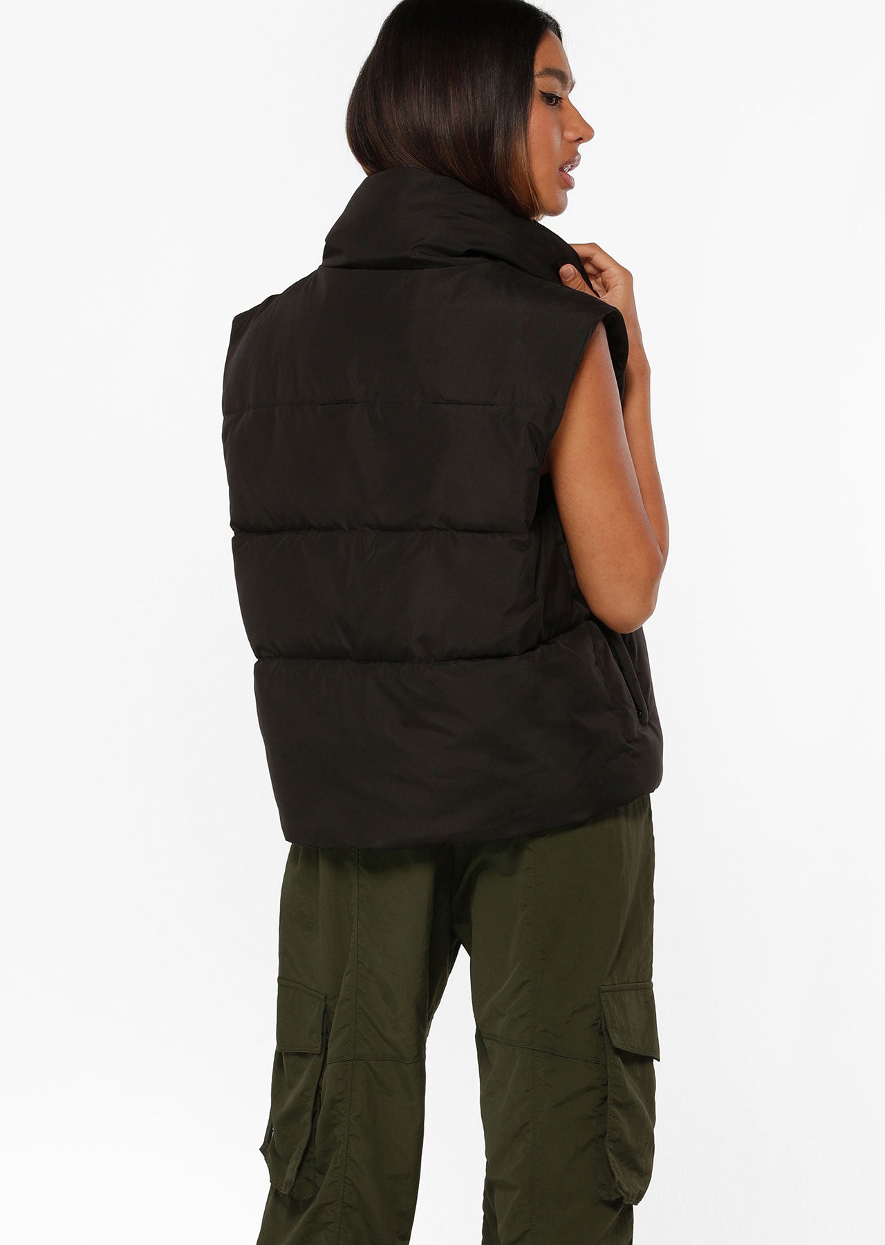 Lorna Jane Motion Puffer Vest - Black