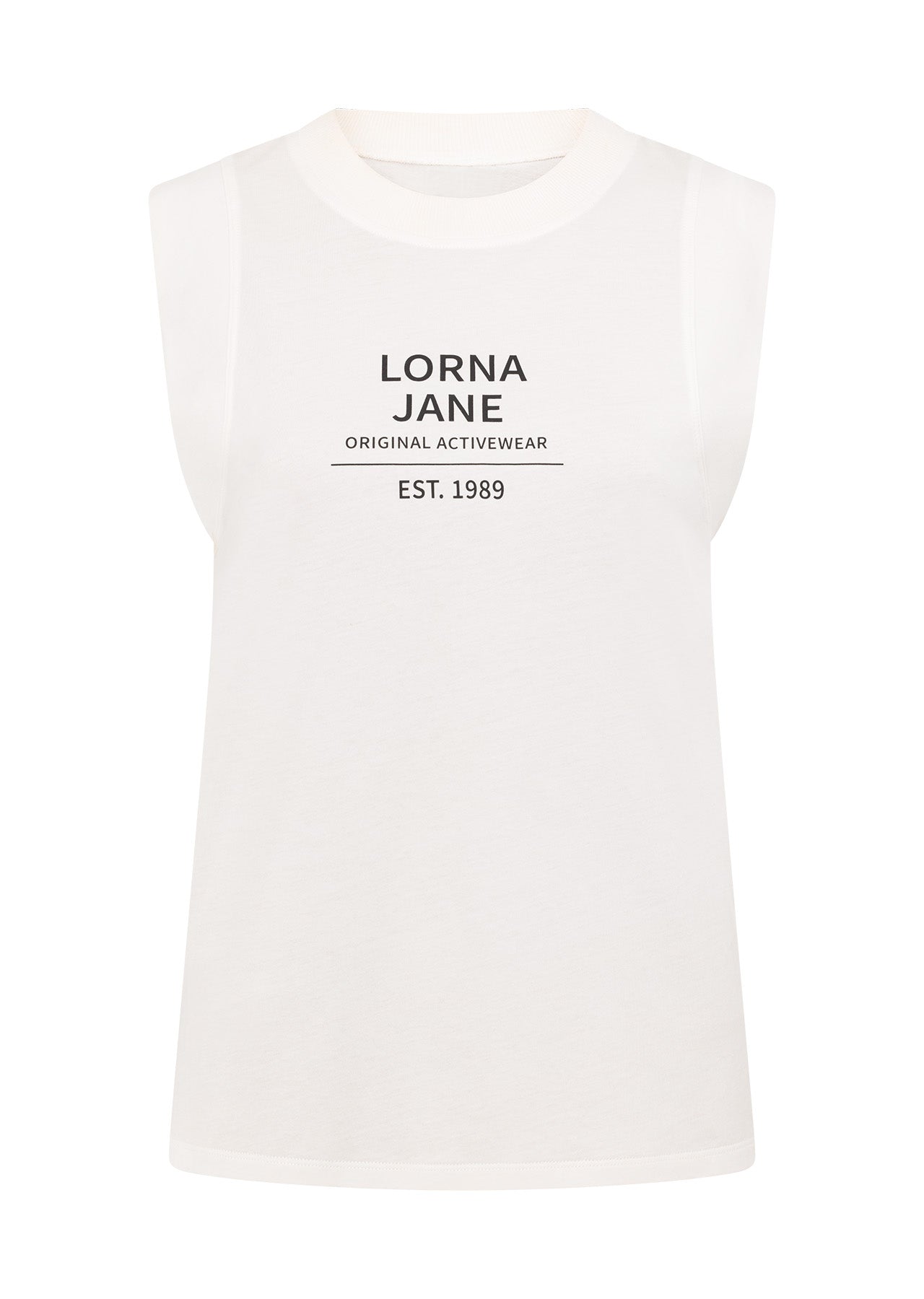 Lorna Jane Peak Performance Active Muscle Tank - Porcelain