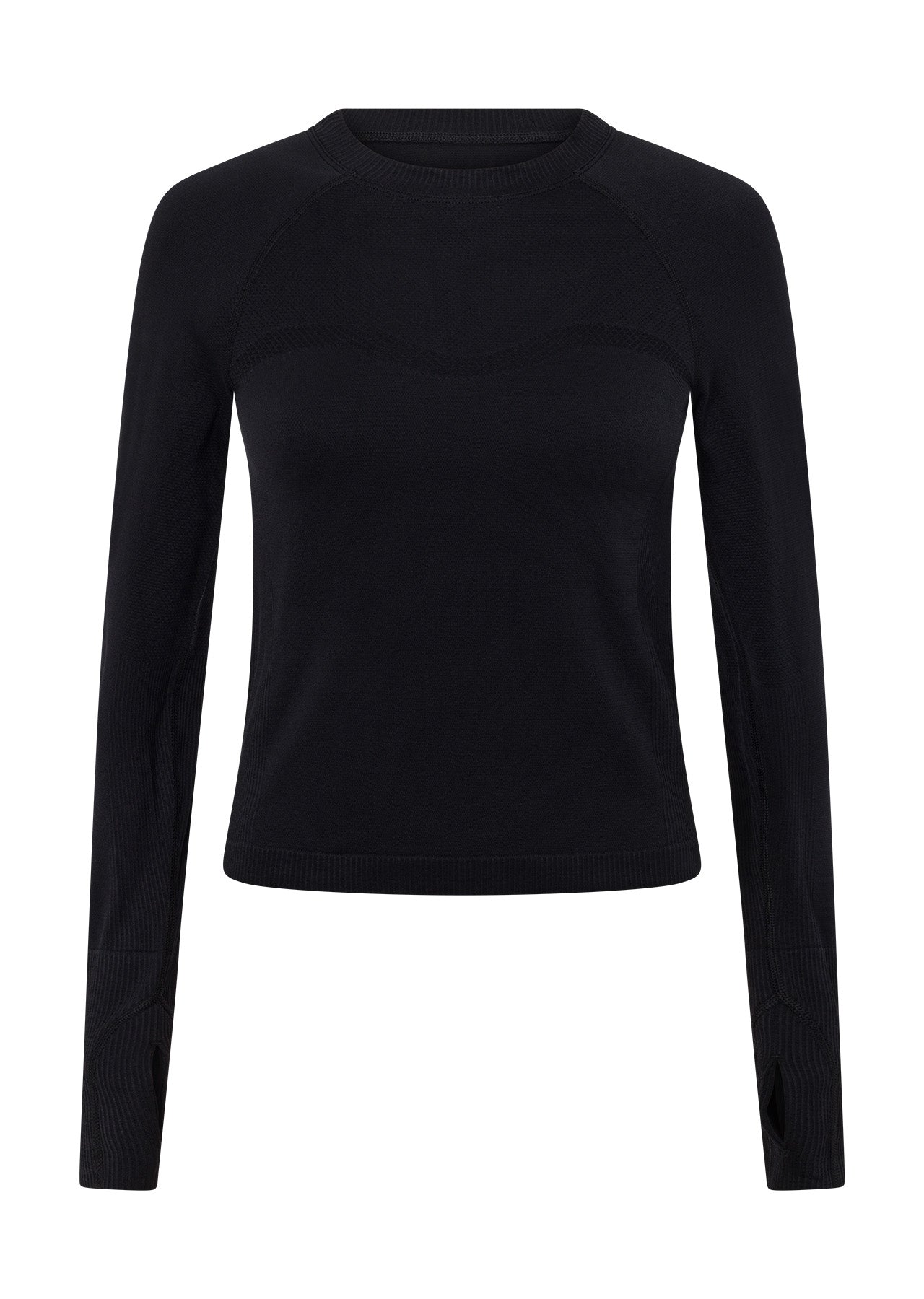 Lorna Jane Energised Seamless Long Sleeve Top - Black