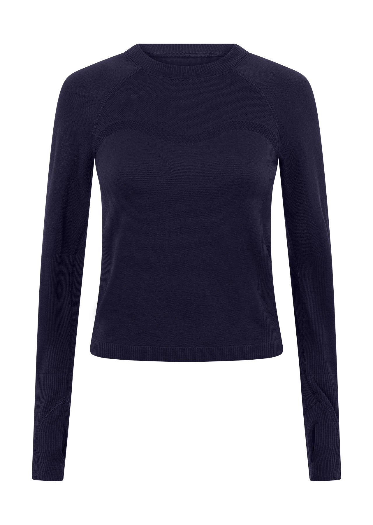 Lorna Jane Energised Seamless Long Sleeve Top - French Navy