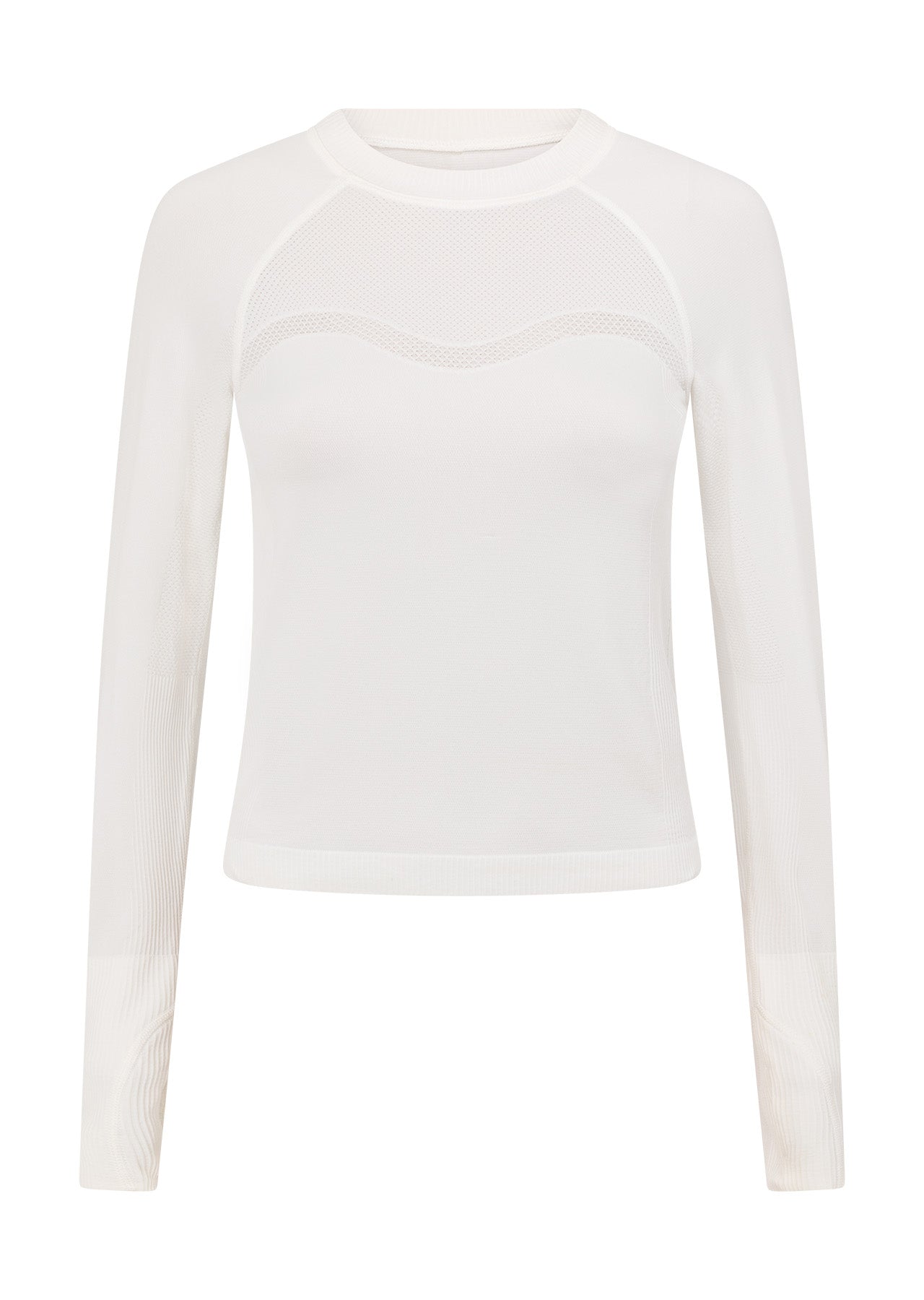Lorna Jane Energised Seamless Long Sleeve Top - Porcelain
