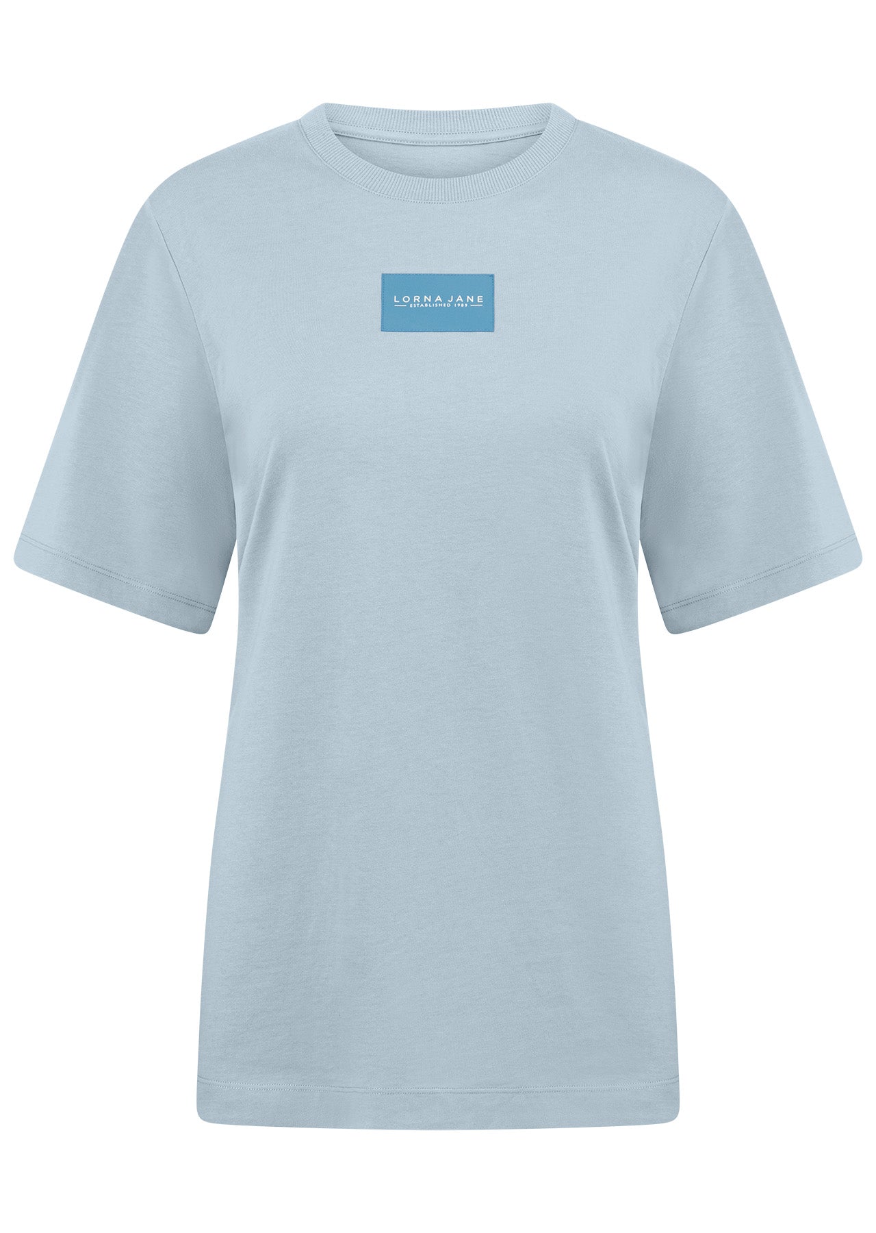Lorna Jane Transdry Relaxed Tee - Glacier Blue