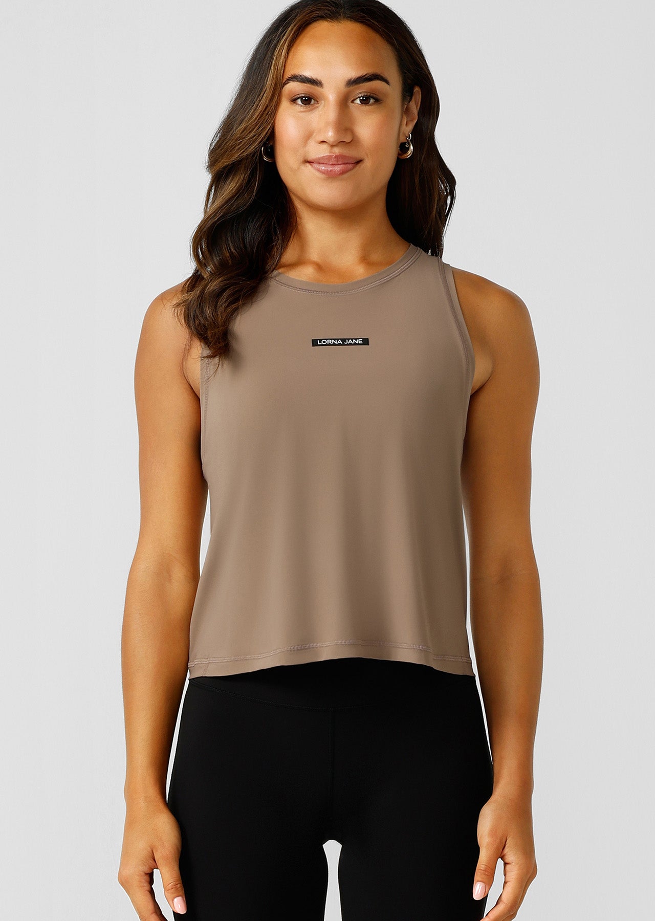Lorna Jane Dynamic Mesh Active Tank - Cedar