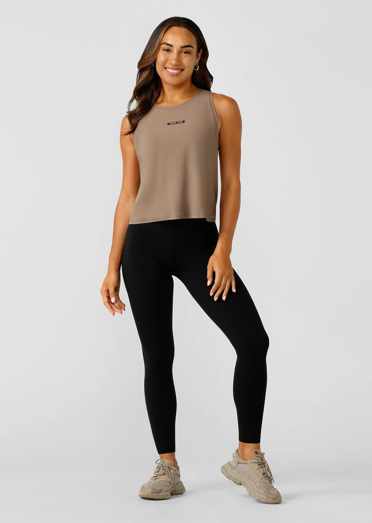 Lorna Jane Dynamic Mesh Active Tank - Cedar