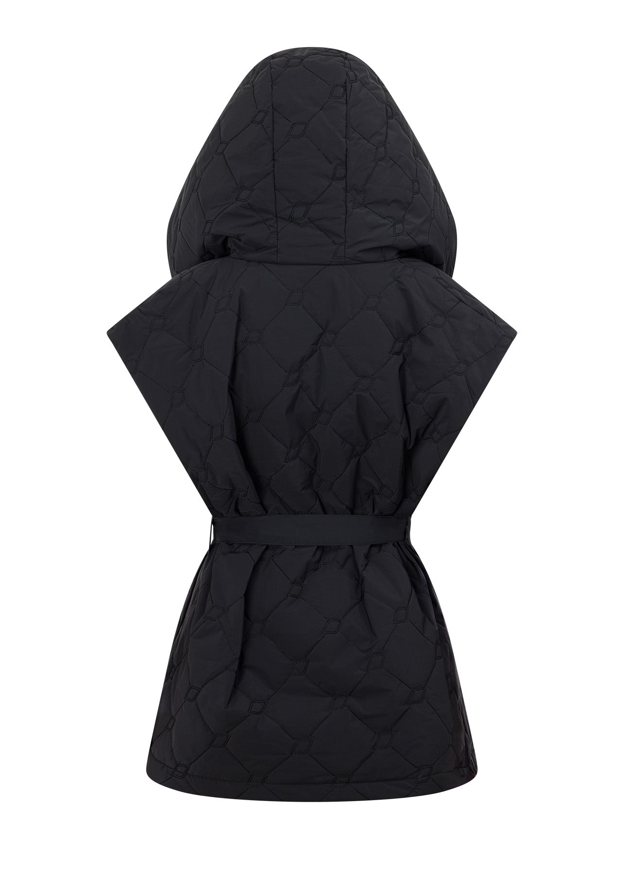 Lorna Jane Monogram Quilted Vest - Black