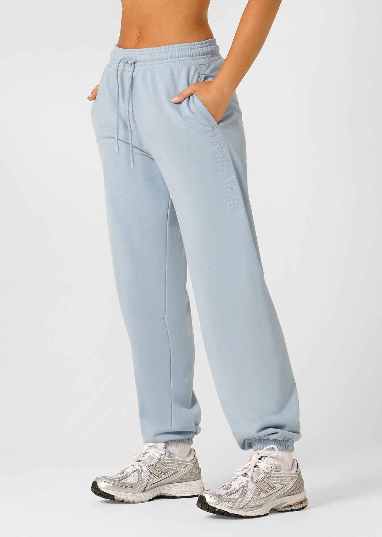Lorna Jane Iconic Track Pants - Glacier Blue
