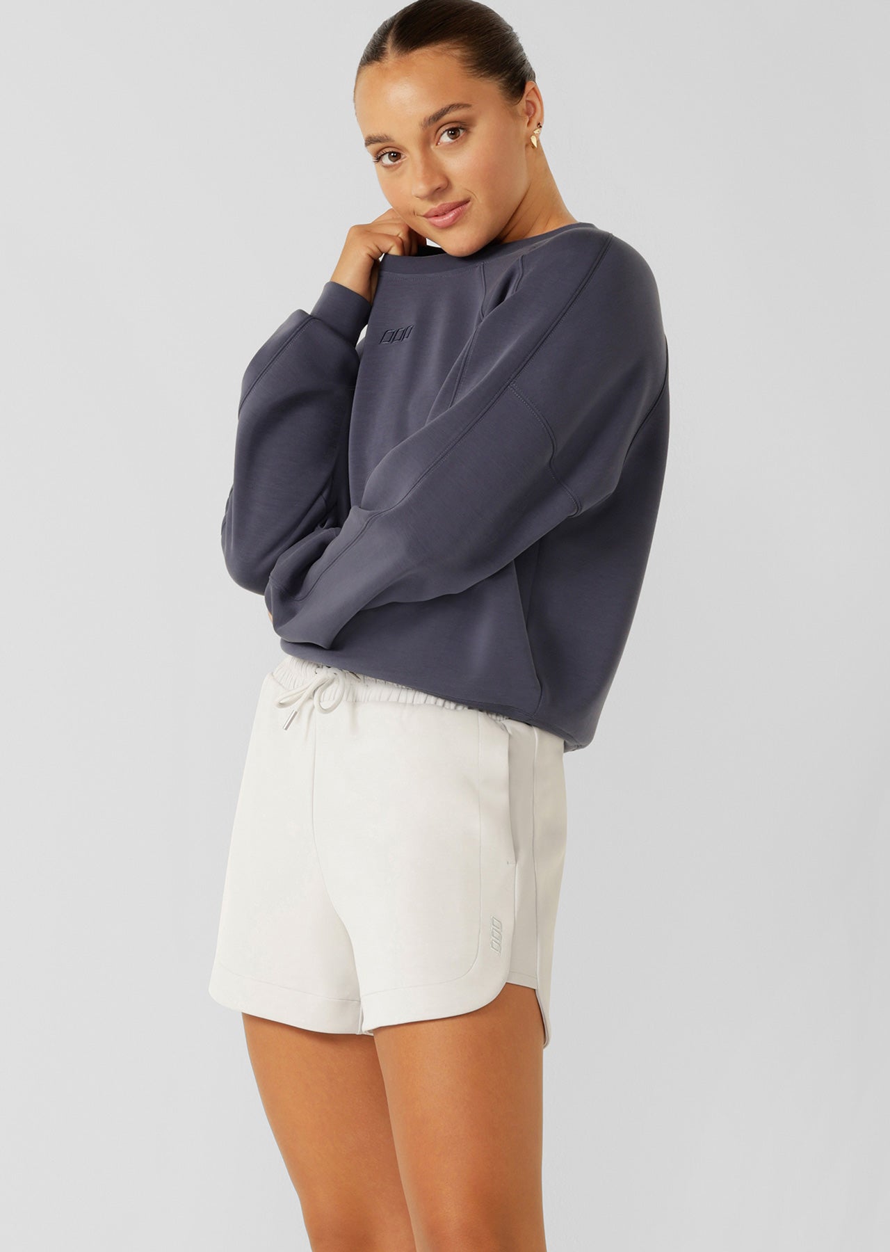 Lorna Jane Post Practice Sweatshirt - Ash Blue