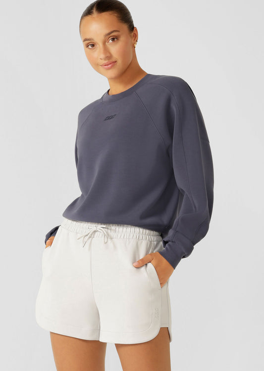 Lorna Jane Post Practice Sweatshirt - Ash Blue