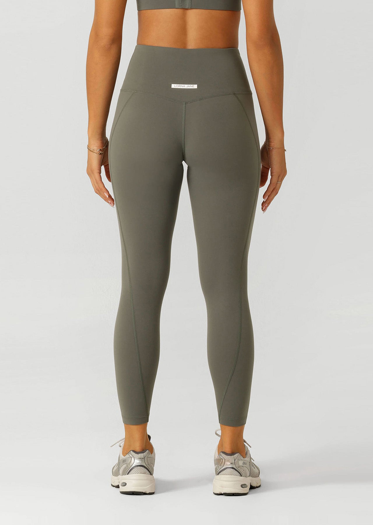 Lorna Jane Go The Distance Ankle Biter Leggings - Agave Green